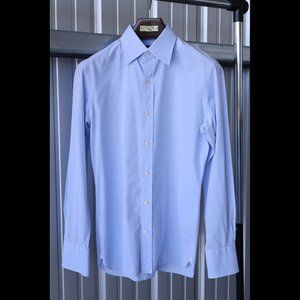 Tom Ford made-to-measure blue button down shirt